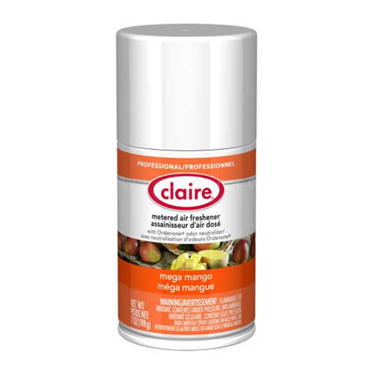 Claire® CL116 Mega Mango Metered Air Freshener Refills - 7oz 12-Cans/Case