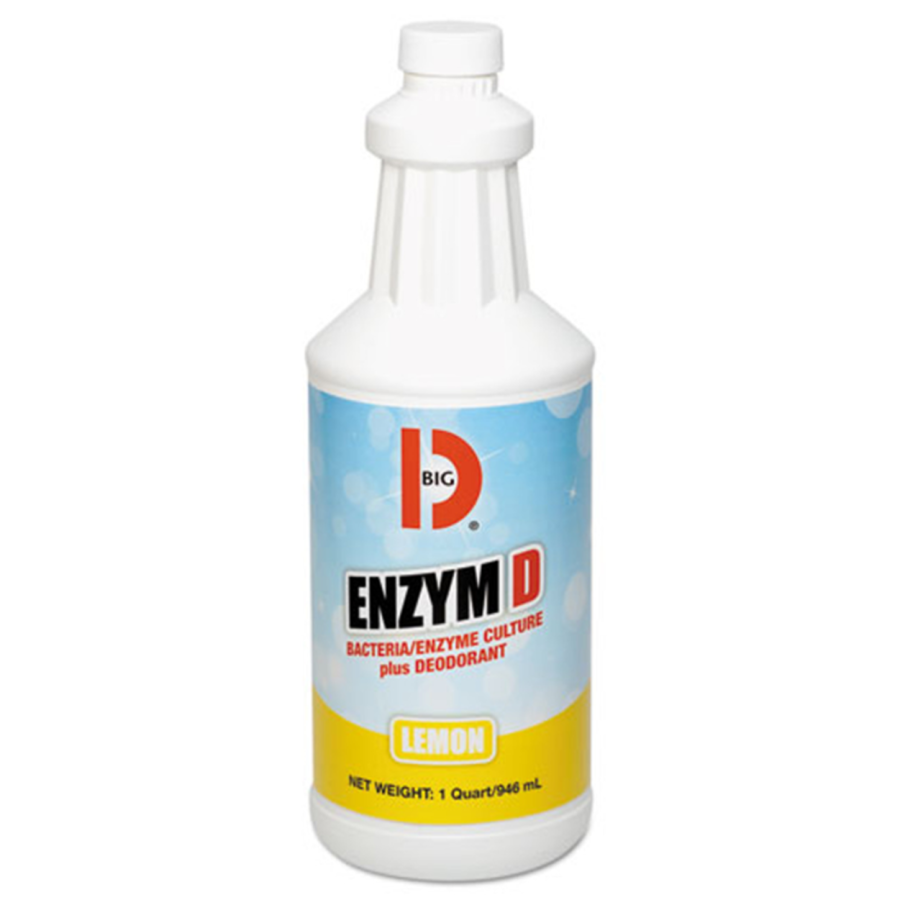 Big D Enzyme-D Bacterial Enzyme Culture & Odor Eliminator, 1-quart 12/Case