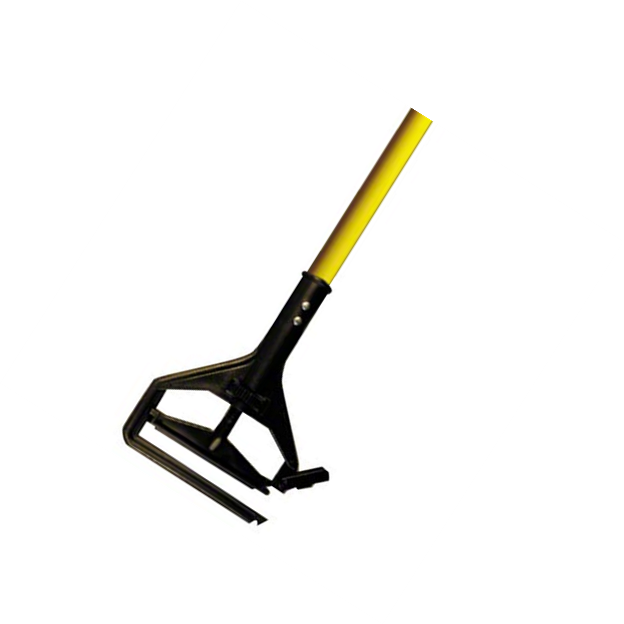 Quick Change 60" Safety Yellow Commercial Fiberglass Wet Mop Handle