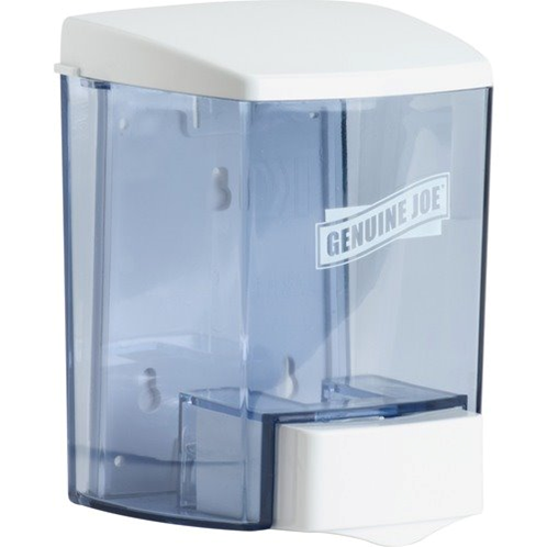Genuine Joe 30oz Liquid/Lotion Soap Manual Dispenser, Clear, impact 9330