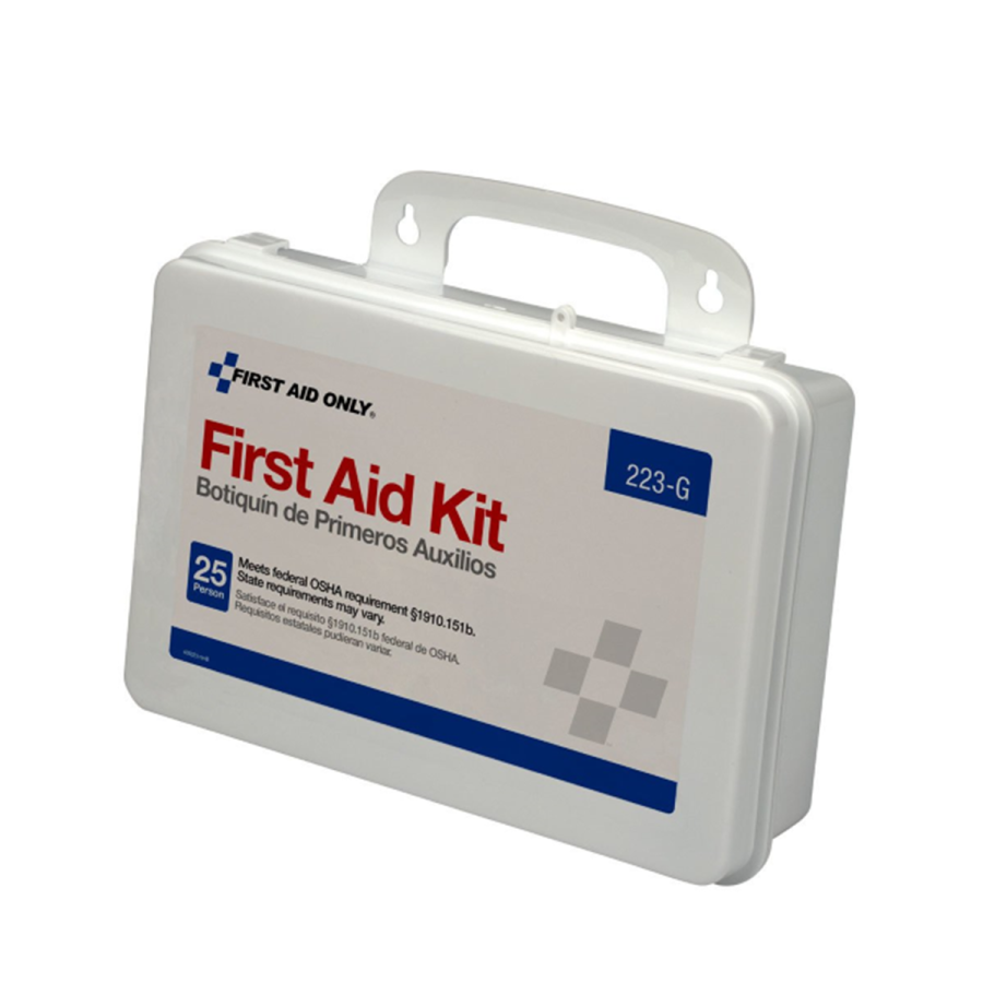 First Aid Only 223-G 25-Person Emergency First Aid Kit - 107 Pieces