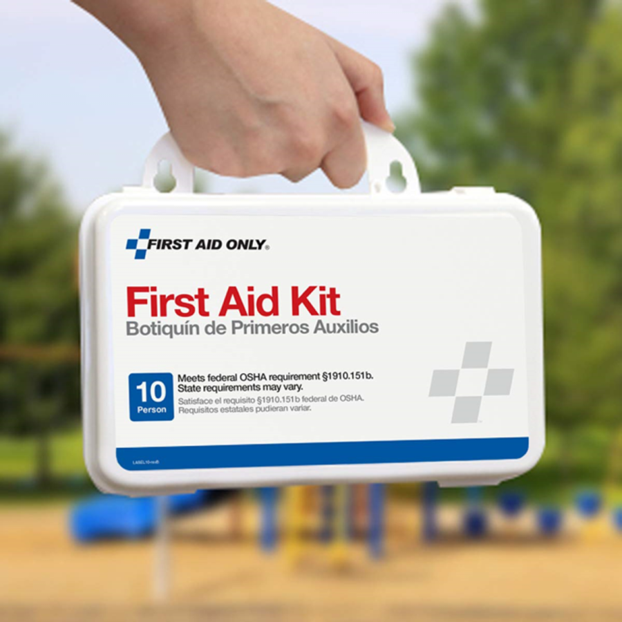 First Aid Only 6060 10-Person Emergency First Aid Kit - 57 Pieces