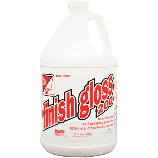 Chemcor FinishGloss 20% Solids Institutional Floor Finish & Sealer 4-Gallon/Case