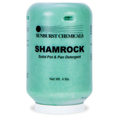 Sunburst 6010S1 Shamrock Solid Pot & Pan Detergent 1 x 4 lbs./Box