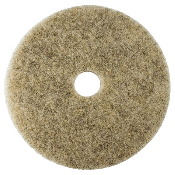 Pro-Link 17" Type 35 Natural Hair Blend Medium Burnishing Floor Pad, 5-Pads/Case