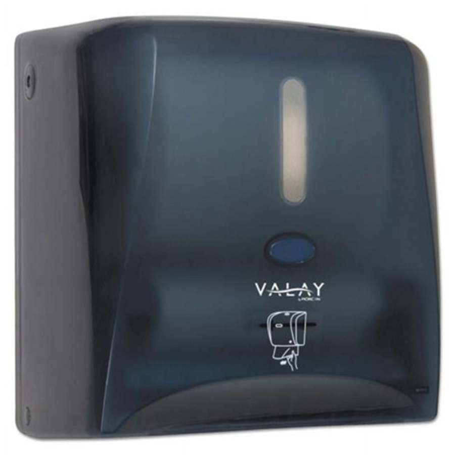 Morcon Valay VT1010 10" Touchless Paper Roll Towel Dispenser, Wall Mount, Black