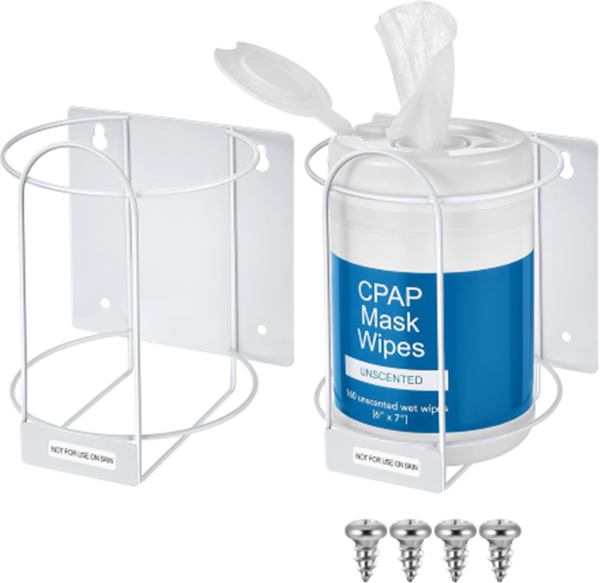 Wall Wire Mounted Bracket for Wipes Canister for Hospitals, Gyms, Kitchens, Bathrooms, Offices, and Public Restrooms